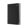 Diary Collins Management A5 Day To Page Bonded Black Leather Silver Edge Y2026 189B99