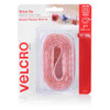Velcro Stick On Tape Hook and Loop 25mm x 1m White