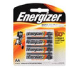 Battery Energizer E2 Advanced Alkaline AA X91RP4  Card 4