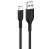 Belkin BoostCharge Pro Braided USB-C to USB-A Cable (2M) - Black (CAB022fq2MBK), 3A/15W, 480Mbps, 350K+ Bends, Apple,USB-IF Certified,2 Years Warranty