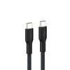 Belkin BoostCharge Pro Braided USB-C to USB-C Cable (3M) - Black (CAB025fq3MBK), 5A/240W, 480Mbps, 350K+ Bend, USB-IF Certified, 2 Years Warranty