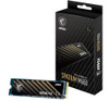 MSI SPATIUM M480 PRO PCIe 4.0 NVMe M.2 1TB SSD, 1GB DDR4, Sequential Read up to 7400MB/s, Sequential Write up to 6000MB/s, 700 TBW, 5 Year Warranty