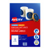 Avery Label Removeable Matt Round L7104 60mm 12 Up Pack 10