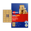 Avery Label Kraft Rectangle Brown L7110 62 x 42 Pack 270