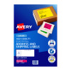 Avery Fluoro Pink High Visibility Shipping Labels for Laser Printers, 99.1 x 38.1 mm, 350 Labels (35957 / L7163FP)