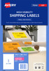 Avery Fluoro Pink High Visibility Shipping Labels for Laser Printers, 199.6 x 289.1 mm, 25 Labels (35998 / L7167FP)