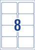 Avery General Use Labels, 99.1 x 67.7 mm, 800 Labels (938207 / L7165GU)