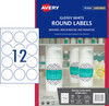 Avery Glossy Round Labels, 60 mm diameter, 120 Labels (980001 / L7105)