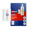 Avery Crystal Clear Rectangle Labels for Laser Printers, 96 x 50.8 mm, 100 Labels (980019 / L7113)