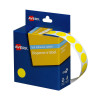 Avery Yellow Circle Dispenser Labels, 14 mm diameter, 1050 Labels (937239)