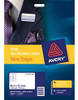 Avery Fabric Name Badge Labels for Laser Printers, 86.5 x 55.5 mm, 120 Labels (959171 / L7418)