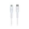 Monster 2M Lightning to USB-C Thermo Plastic Elastometer Cable White
