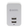 Moki Dual USB Wall Charger White