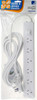 Jackson 6 Outlet Surge Protected Powerboard with Master Switch - 5m Lead / White