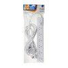 Jackson 6 Outlet Surge Protected Powerboard with Master Switch - 5m Lead / White