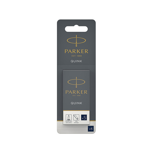 Parker Fountain Refill Blue/Black Pack of 5 Box 12