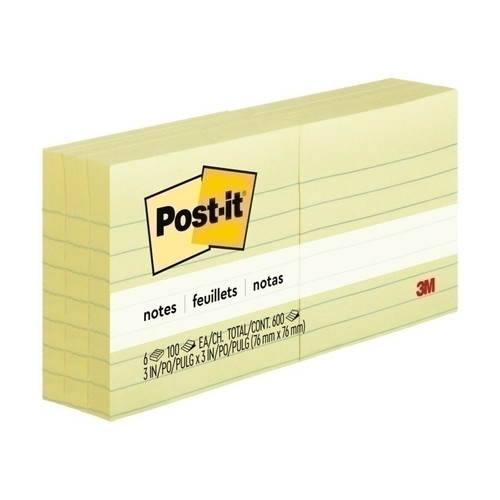 Post-It Note 630-6Pack of  Ruled Pack of 6