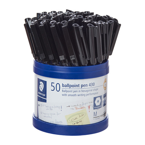 Staedtler Ballpoint 430 M Black Cup50
