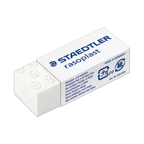 Staedtler Eraser Rasopl Assorted 43mm Box 30