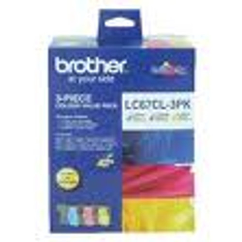 Brother LC-57 CL3PK Cyan, Magenta & Yellow Colour Pack