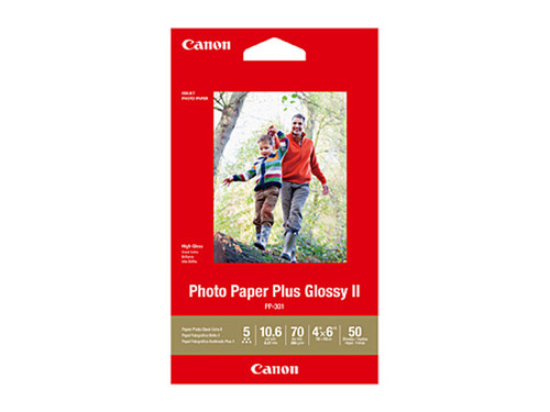 Canon Photo Paper Plus Glossy II 6" x 4" 50 Sheets 265gsm