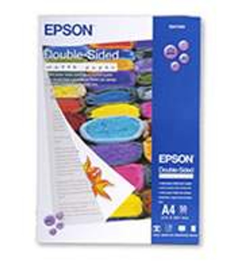 Epson Double Sided Matte Paper A4 50 Sheets 178gsm - S041569 Epson Double Sided Matte Paper A4 50 Sheets 178gsm - S041569