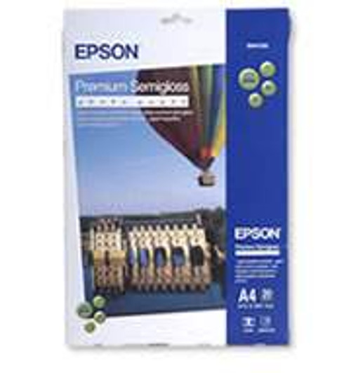 Epson Premium Semigloss Photo Paper A4 20 Sheets 251gsm - S041332 Epson Premium Semigloss Photo Paper A4 20 Sheets 251gsm - S041332