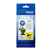 Brother LC-436Y Yellow Ink Cartridge - 1,500 pages