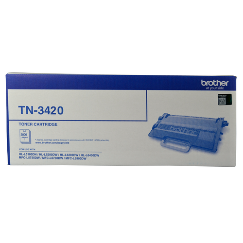 Brother TN-3420 Toner Cartridge - 3,000 pages Brother TN-3420 Toner Cartridge - 3,000 pages