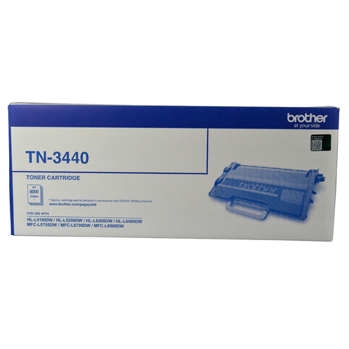 Brother TN-3440 Toner Cartridge - 8,000 pages Brother TN-3440 Toner Cartridge - 8,000 pages