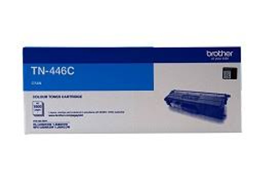 Brother TN-446 Cyan Toner Cartridge - 6,500 pages