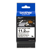 Brother HSE-231E Heat shrink tube - Black on White 11.2mm