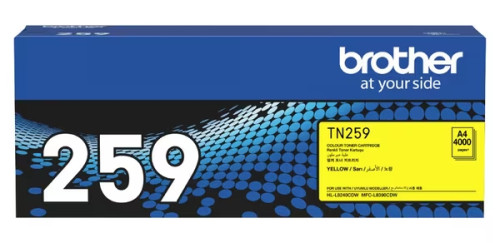 Brother TN259 Yellow Toner Cartridge - 4,000 pages