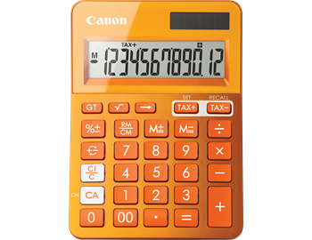 Canon LS-123MOR Calculator - Metallic Orange