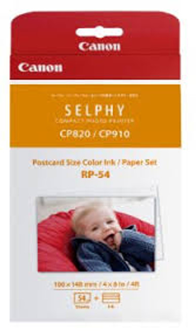 Canon RP54 Ink & Paper Pk - 54 sheets Canon RP54 Ink & Paper Pk - 54 sheets