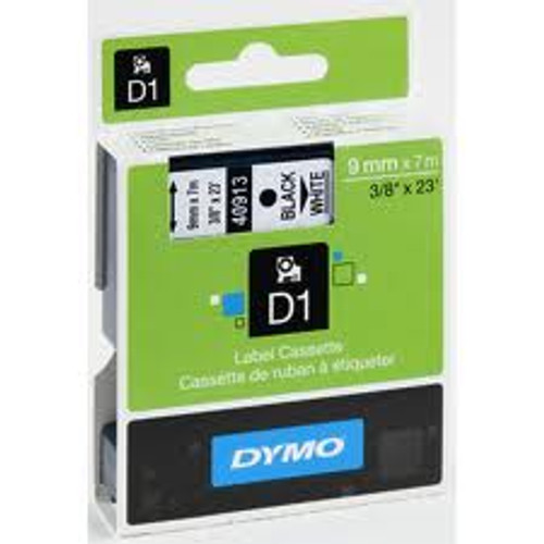 Dymo D1 LABEL 9mm x 7m - BLUE ON WHITE