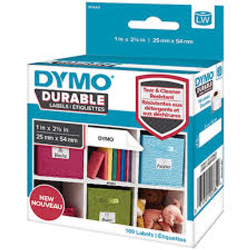 Dymo Label Writer Durable White Address Label 25mm x 54mm (Roll of 160)