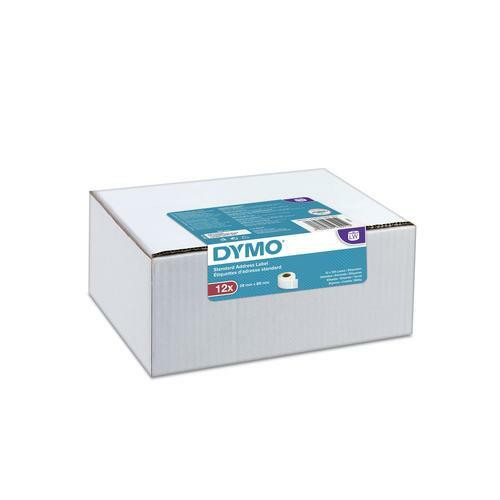 Dymo Label Writer Standard Address Label 28 x 89mm Pack of 12 Dymo Label Writer Standard Address Label 28 x 89mm Pack of 12