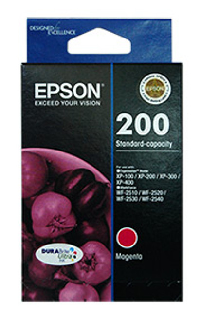 Epson T200 Standard Capacity Magenta Ink Cartridge - 300 pages Epson T200 Standard Capacity Magenta Ink Cartridge - 300 pages