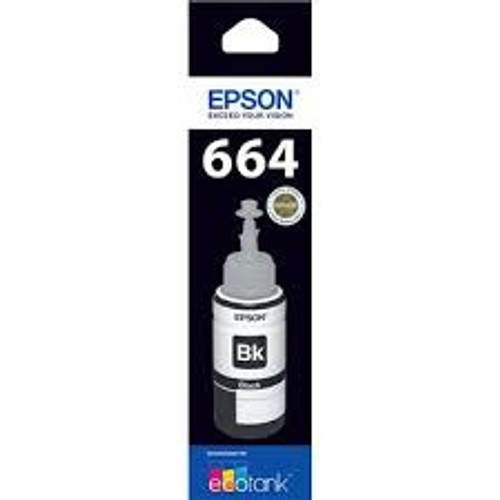 Epson T664 EcoTank Black Ink Bottle Epson T664 EcoTank Black Ink Bottle