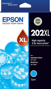 Epson 202XL Cyan Ink Cartridge - 470 pages