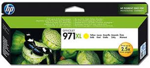 HP 971XL Yellow Ink Cartridge 6,600 pages