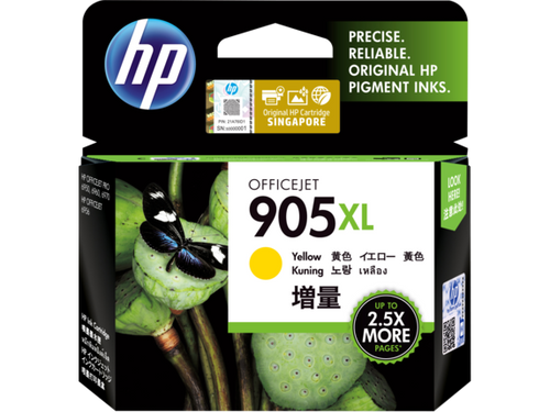 HP #905XL Yellow Ink Cartridge - 825 pages