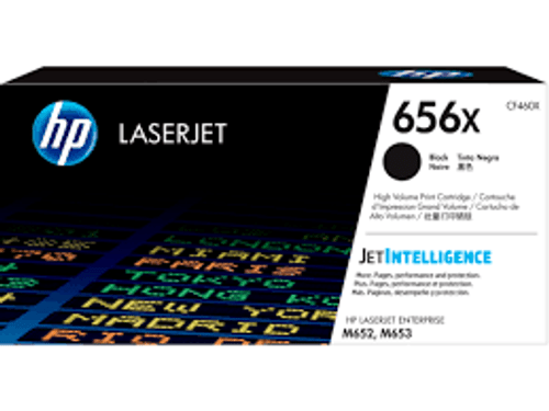 HP #656X  Black Toner Cartridge -  27,000 pages