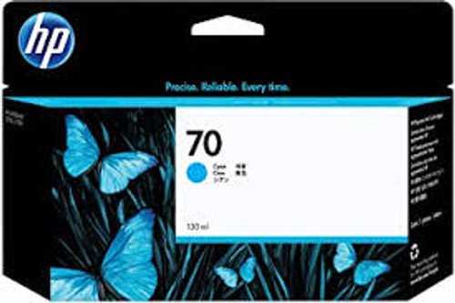 HP No. 70 Cyan Ink Cartridge 130ml