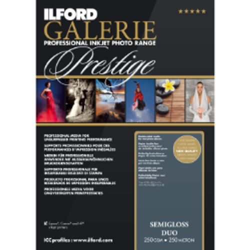 Ilford GALERIE Semi-Gloss Duo 250gsm A3 25 Sheets