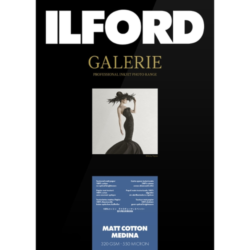 Ilford GALERIE Matt Cotton Medina 320gsm 24" (61cm x 15m) Roll