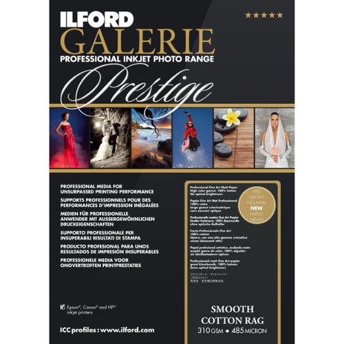 Ilford GALERIE Smooth Cotton Rag 310gsm 4x6" 50 Sheets