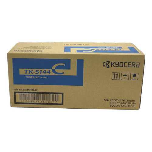 Kyocera TK-5144 Cyan Toner Cartridge - 5,000 pages Kyocera TK-5144 Cyan Toner Cartridge - 5,000 pages