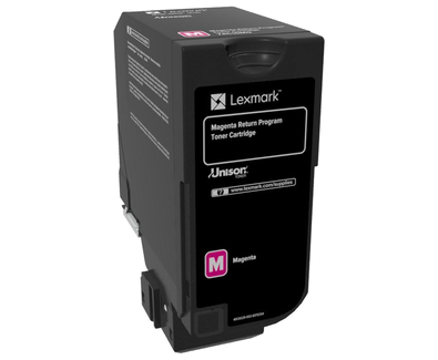 Lexmark 74C60M0 Magenta Toner Cartridge - 3,000 pages